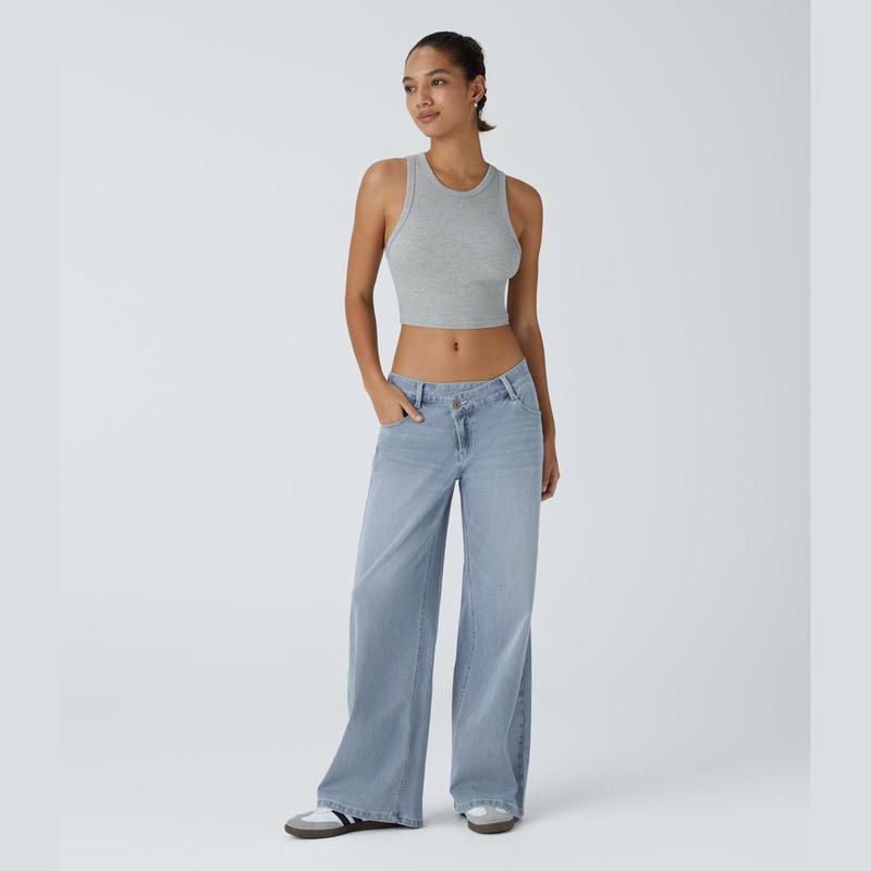 Relaxed Wide-Leg Denim