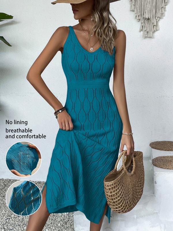 Effortless Knit Summer Midi Dress