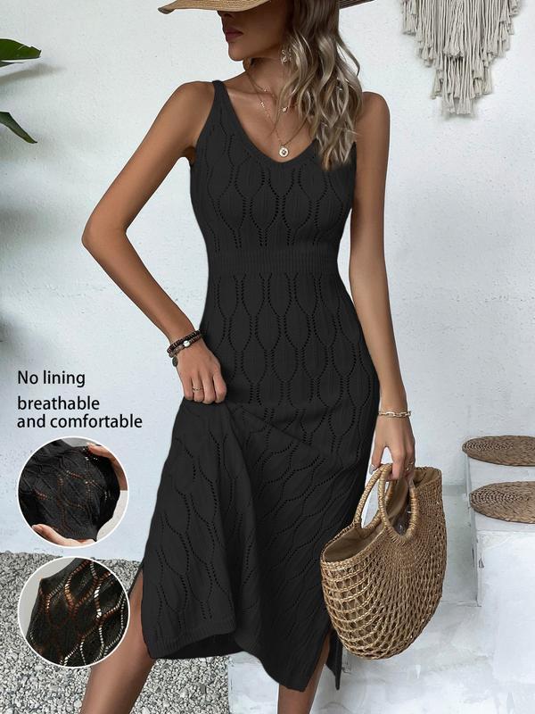 Effortless Knit Summer Midi Dress