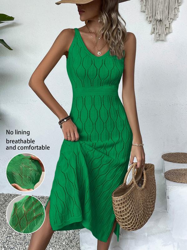 Effortless Knit Summer Midi Dress