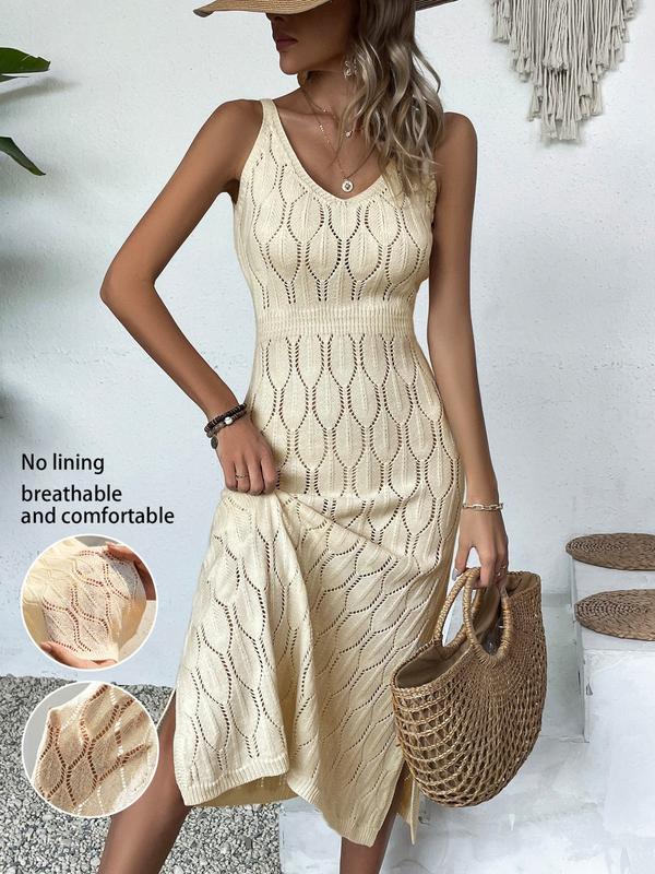 Effortless Knit Summer Midi Dress