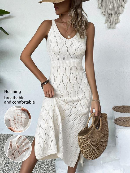 Effortless Knit Summer Midi Dress