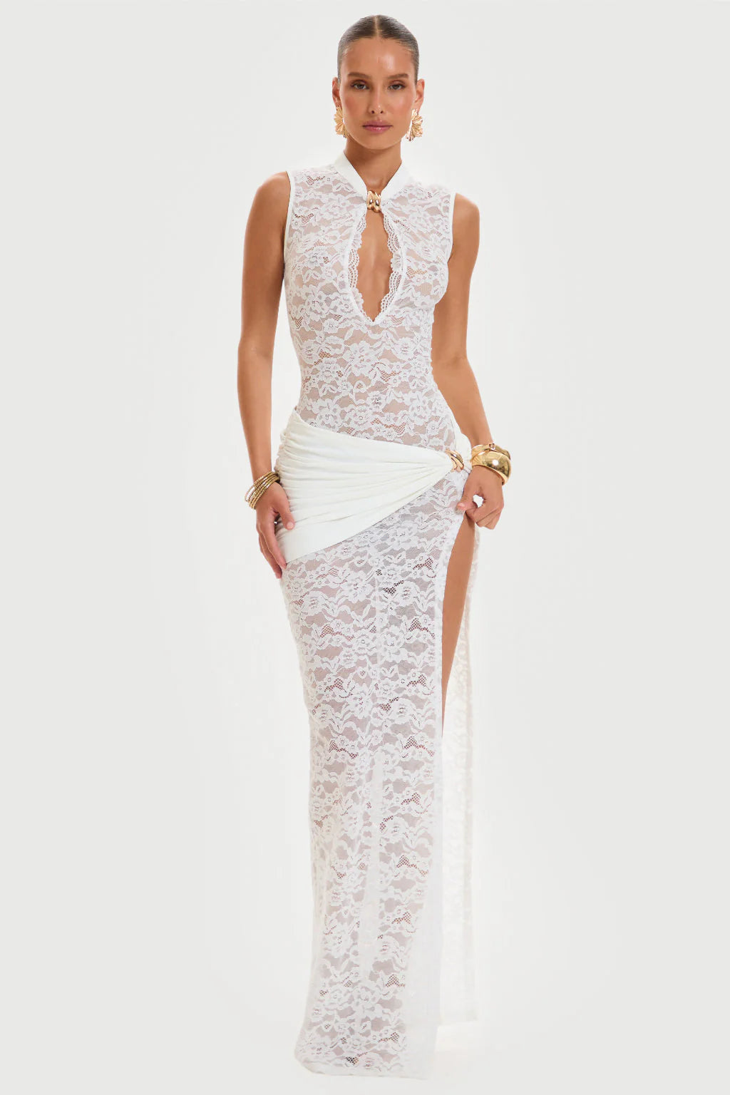Get 70% Off On The Lace Maxi Dress Only Today 💕