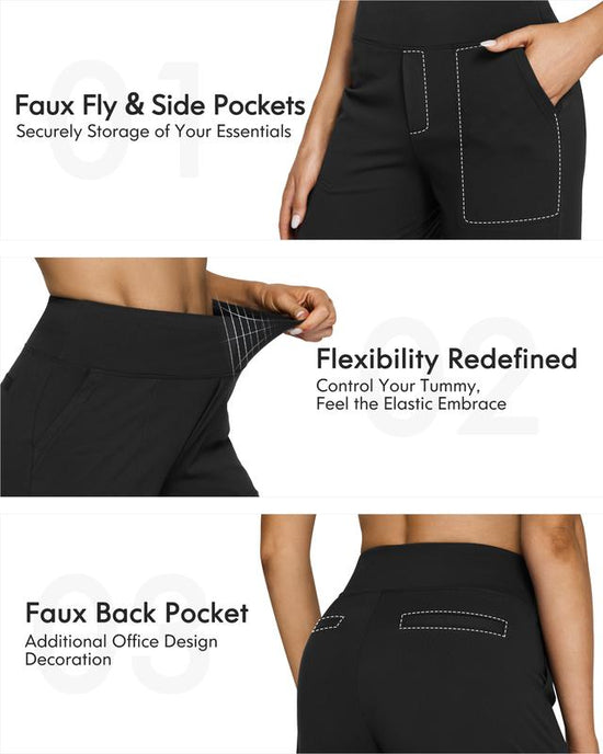 Effortless Tailored Wide-Leg Pants