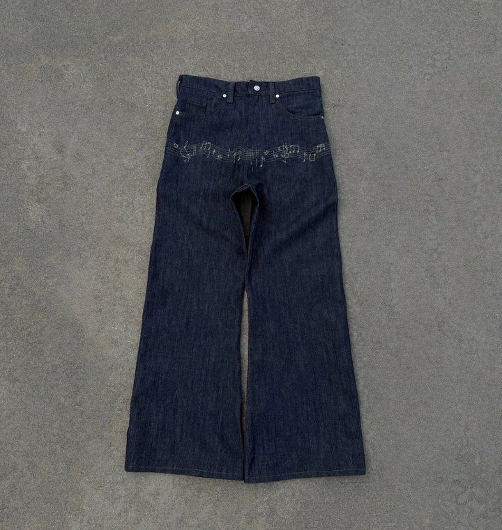 Music Notes Jeans