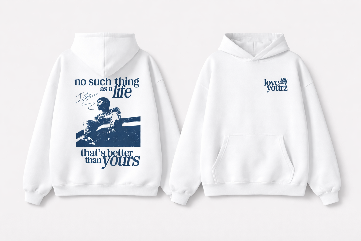 Statement Graphic Oversized Hoodie