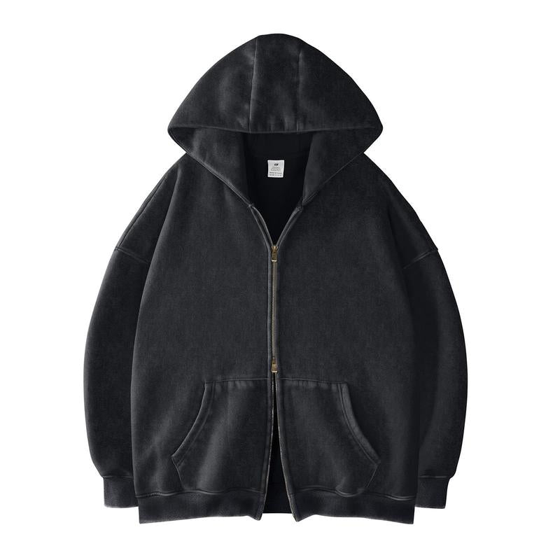 Oversized Zip-Up Hoodie