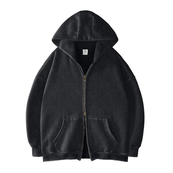 Oversized Zip-Up Hoodie