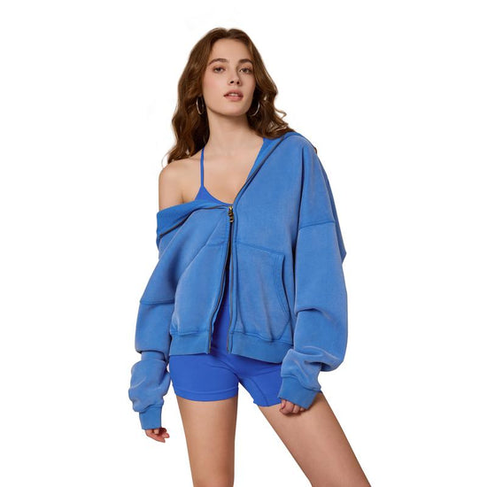 Oversized Zip-Up Hoodie