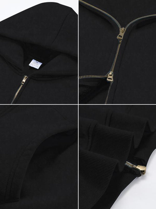 Oversized Zip-Up Hoodie